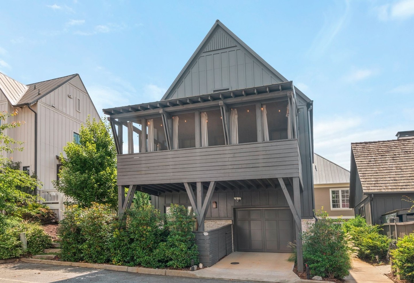 🎉 This gorgeous home in the Mado hamlet (Lot 338) is now Under Contract! We are so thrilled for our clients. We can't get enough of the covered + screened in outdoor patio off the living room, perfect for alfresco dining, relaxing with a cup of coffee, or glass of wine. This home also features a one car garage, a spacious open floor plan, walk-in pantry, primary on main, and more!⁠ 👟 This cottage is walking distance to every Serenbe wellness amenity, all the businesses in Mado, over 20 miles of soft surfaced nature trails with protected forest views, and a stones throw away from restaurants and shops.⁠
⁠
🏡 If you're looking for your dream home in Serenbe, don't wait until you see it listed. Get in touch with our team today to be the first to know about homes coming on the market! ⁠Link in bio!