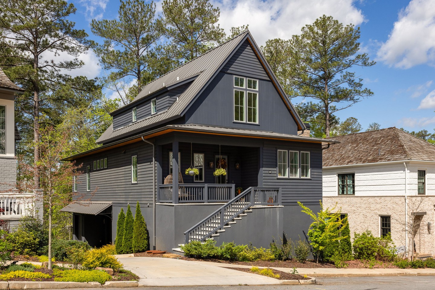 This gorgeous 3 bed, 3.5 bath cottage in Mado is now on the market! Tucked away but a short distance to everything, this cottage has protected forest views with direct access to over 20 miles of soft surface nature trails. This home features a thoughtful open floor plan, welcoming front porch, generous scullery/pantry, main level primary suite, two car garage, mud room, rec room, and more! ⁠
⁠
👀 See more details about Lot 469 by tapping the 🔗 in our bio, and then tapping this post!