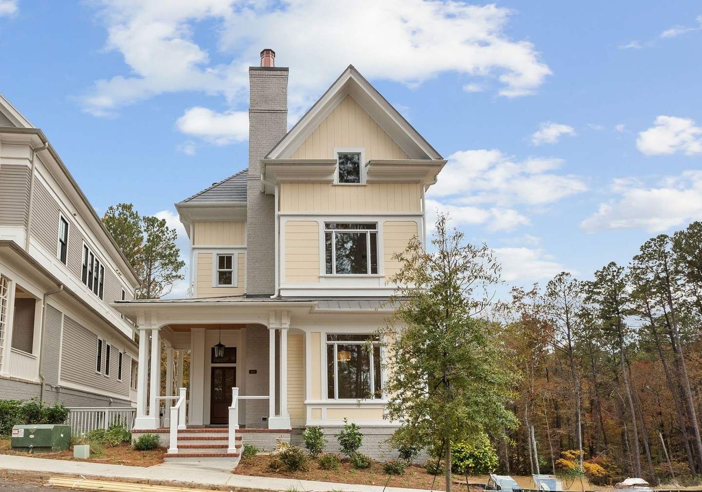 Tucked within the Spela Hamlet of Serenbe, this newly built Victorian cottage by South Haven Builders captures the romance of classic architecture with the beauty of modern life and building with the environment. ⁠
⁠
Every moment is intentional, from the custom architecture and curated cabinetry to the white oak flooring and natural stone finishes that carry throughout the home.⁠
⁠
The open main floor connects kitchen, dining, and living areas in one fluid space, framed by porches on both sides for morning coffee or quiet evenings by the fire. Upstairs, three spacious bedrooms each feature an en-suite bath, while the terrace level offers flexibility.⁠
⁠
This home features EarthCraft Certification, Smart Home readiness, EV ready, and energy-efficient design. We adore how this timeless charm and sustainability coexist beautifully.⁠
⁠
🏡 11821 Serenbe Lane | Lot 907⁠
4 bed | 4.5 bath | 2,957 sqft⁠
$1,650,000 ⁠
👀 See more details about this home by tapping the 🔗 in our bio, and then tapping this post!
