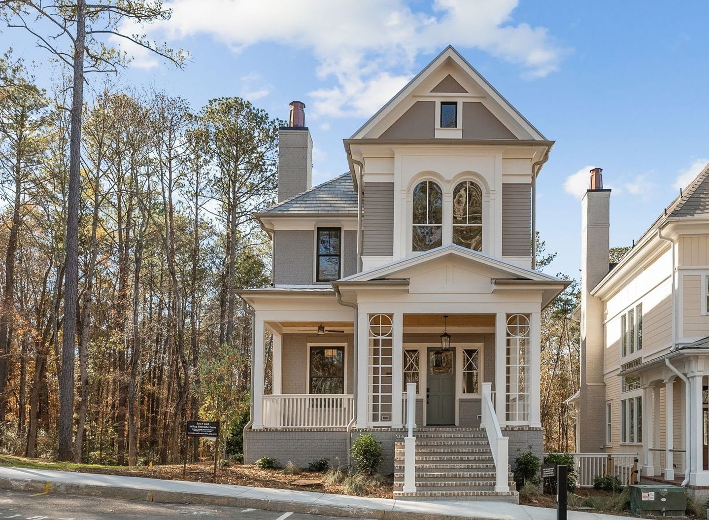 Swooning over this storybook Victorian cottage in Serenbe. 🍃 Built by award winning South Haven Builders in Serenbe's newest hamlet, this 4 bed, 4.5 bath home features a dreamy floorplan, brick front porch, spacious back porch, cozy reading nook, immaculate hardwood flooring, and brick fireplace. A home waiting for memories to be made!⁠
⁠
11825 Serenbe Lane | Lot 908⁠
4 bed, 4.5 bath, 3,291 sqft⁠
Offered at $1.59M⁠
See details at the link in our bio!
