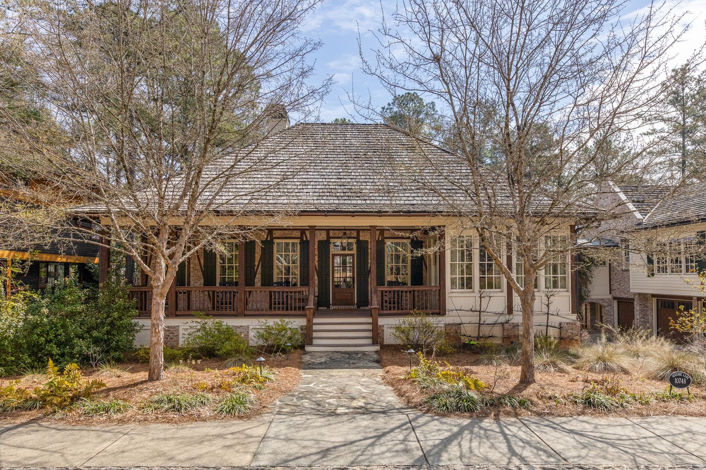 This 5 bed, 6.5 bath cottage in Serenbe just hit the market! Inspired by European design and nestled in the Grange hamlet on the lake, it’s surrounded by everything that makes life here special—the farmers market, organic farm, general store, bookshop, coffee shop, and miles of nature trails.⁠
⁠
Explore the standout features like a home garden, movie theater, rec room, home gym, stunning primary suite, screened-in deck with grill and hood, sauna, detached guest house, and more at the link in our bio. ⁠
⁠
🏡 10748 Serenbe Lane | Lot 223